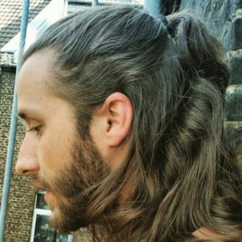 Pony Style Long Hairstyles For Men