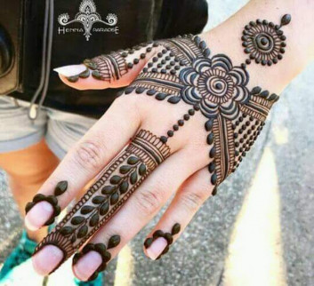 Top Eid Mehndi Designs for hands 2018