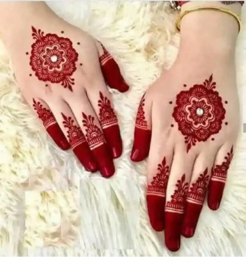 redish backhand tikky mehndi designs ideas