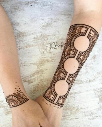 easy to make mehndi design