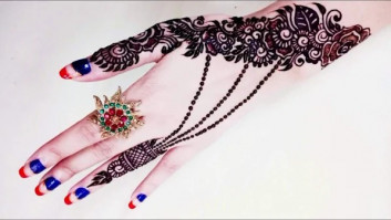 Unique and winning look mehndi designs