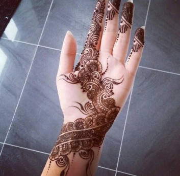 beautiful front hand mehndi designs for new year