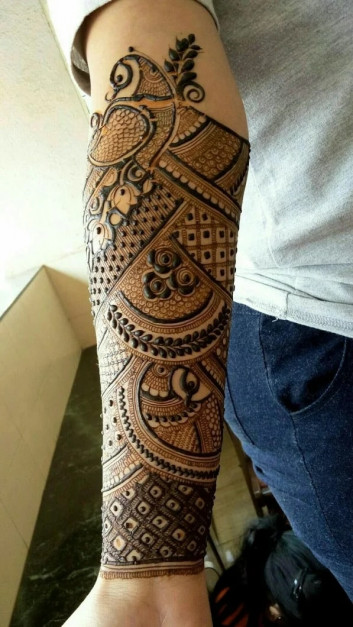 awesome arms mehndi design ideas