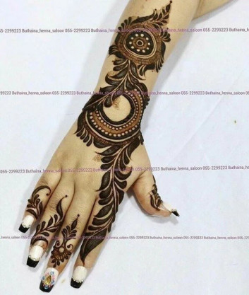 elegent mehndi designs ideas