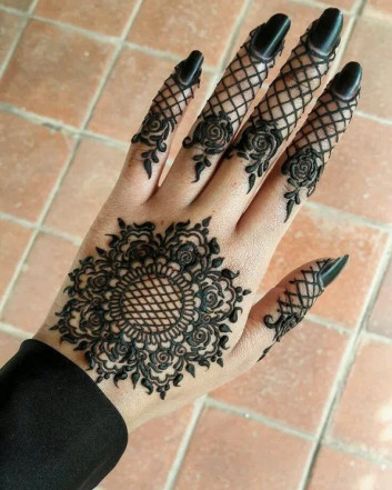 fancy mehndi designs ideas