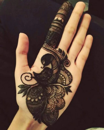 Front Hand Beautiful Mehndi Designs