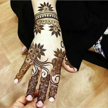 Simple and Easy Mehndi Designs for Eid 2018