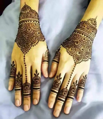 both hands henna designs ideas