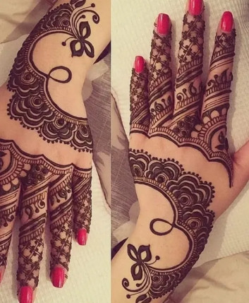 Shimmer Henna Designs for girls