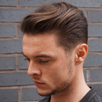 Short Sides with Slicked Back Asian Hairstyles for Men