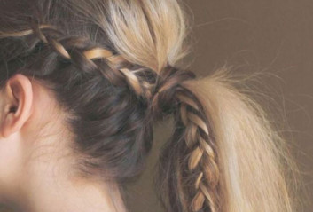 Sleep In French Braid Hairstyles For Medium hair 