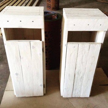 two beautiful muti-purpose pallet boxes