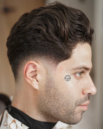 Low Fade Medium Length Hairstyles For Men