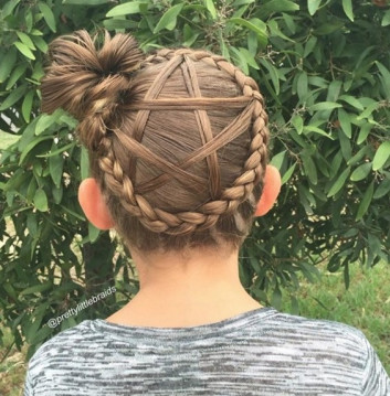 Braid Basket Hairstyles for Little Girls