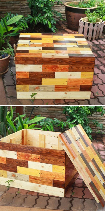 Pallet storage box