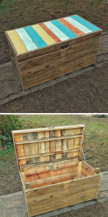 Pallet storage box