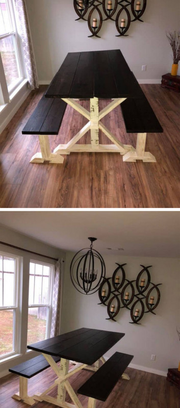 Pallet dining table