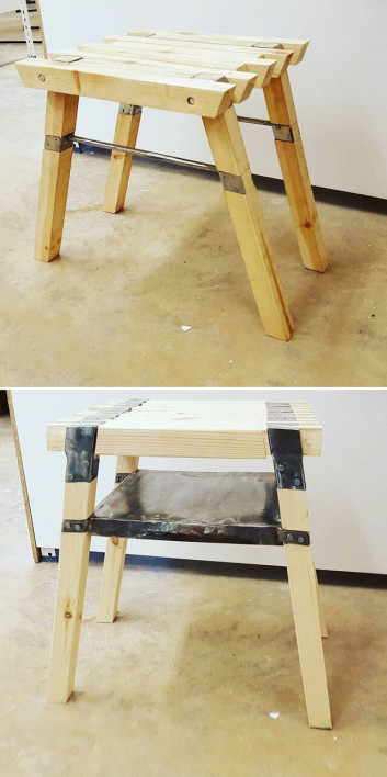 Pallet furniture table