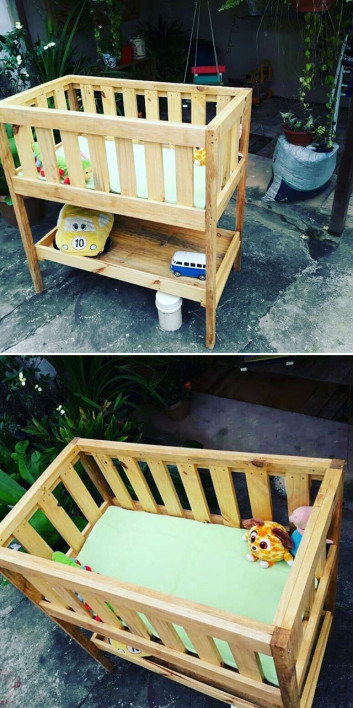 Pallet kid bed furniture