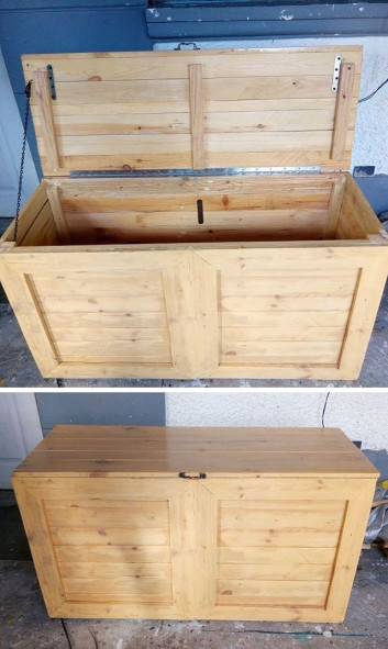 Pallet storage box