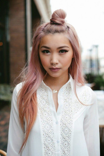 Topknots Asian Hairstyles For Women