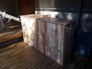 Side Place Pallet Bar Ideas