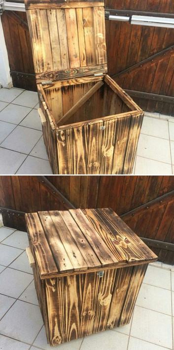 Pallet storage box