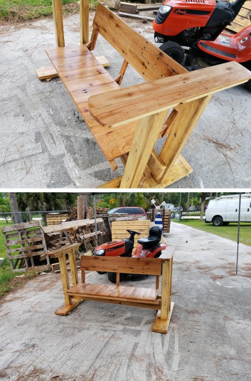 Pallet bench ideas for home