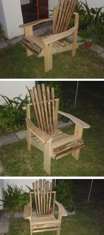 wood pallet chair ideas for garden