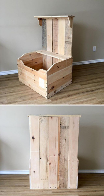 Pallet toy box