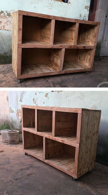 Pallet TV stand