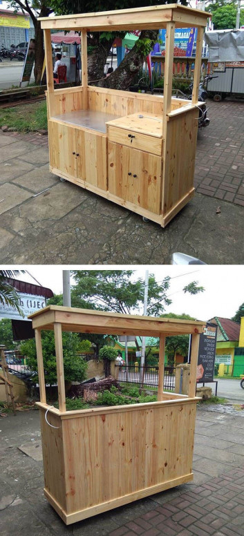 Pallet kitchen furniture