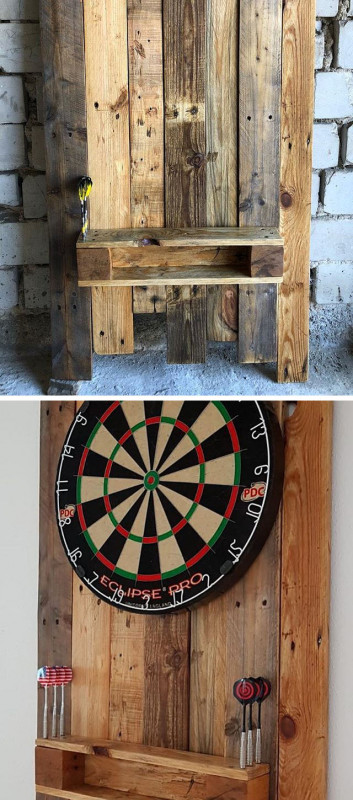 Pallet Dart board