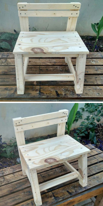 outdoor pallet chair ideas for garden