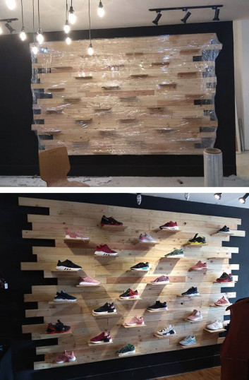 Pallet wall decor