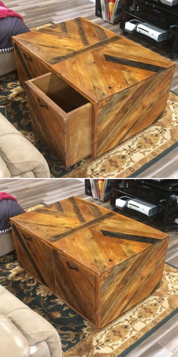 Pallet drawers