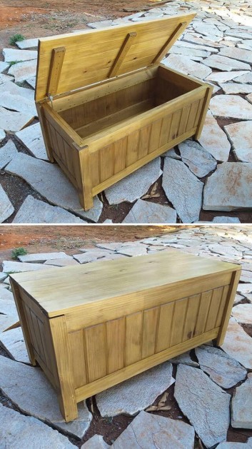 best pallet storage box ideas