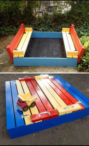 outdoor wooden pallet garden projects