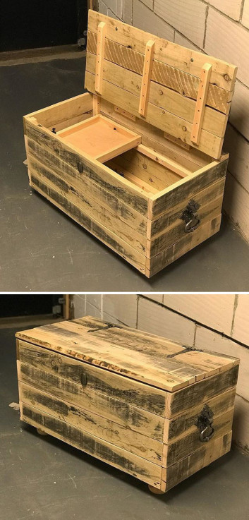 Pallet storage box projects