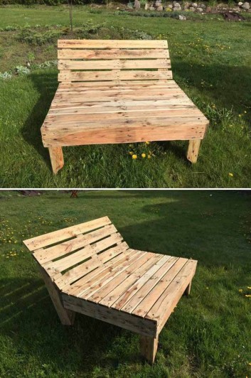 Outdoor Furniture Made From Wood Pallets