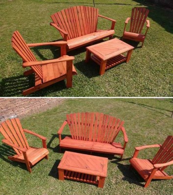 outdoor furniture made from wood pallets