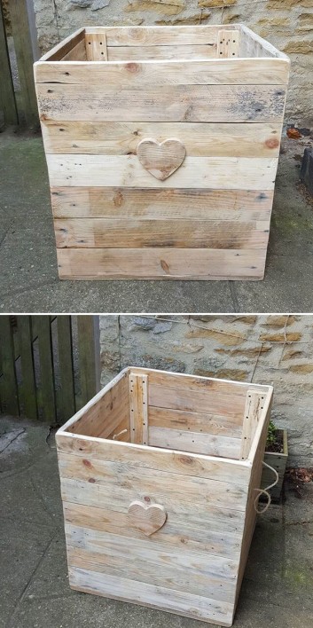 pallet storage box ideas