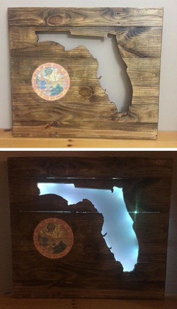 pallet wood frame art ideas