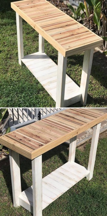 easy pallet side table ideas