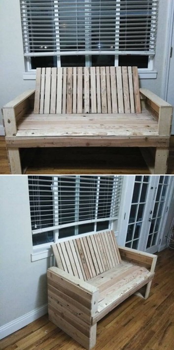 beautiful pallet bench ideas