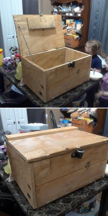 pallet storage box ideas