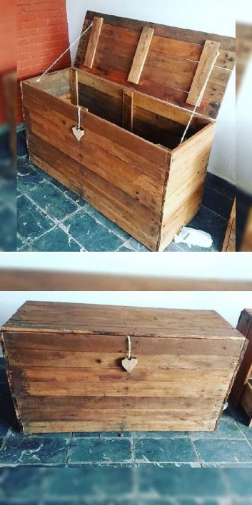 pallet storage box ideas