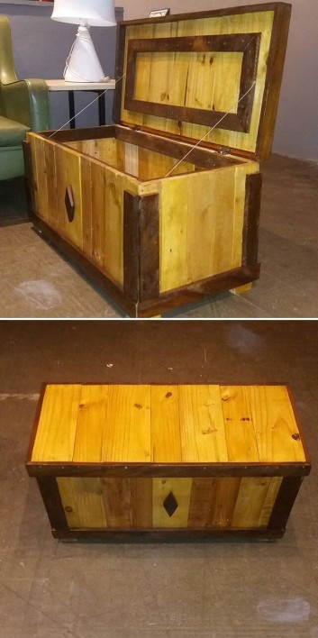 diy pallet storage box ideas