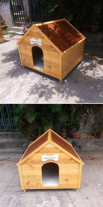 easy pallet pet house ideas