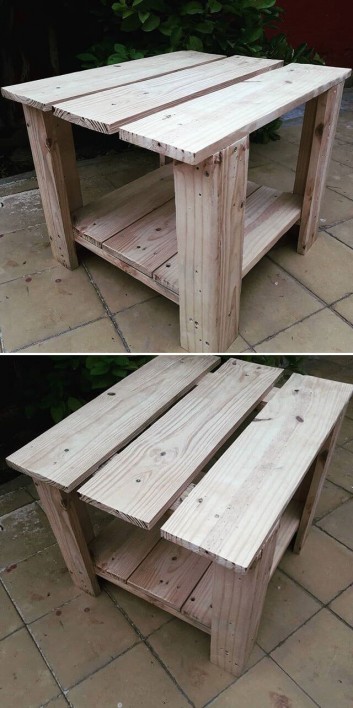 pallet side table ideas